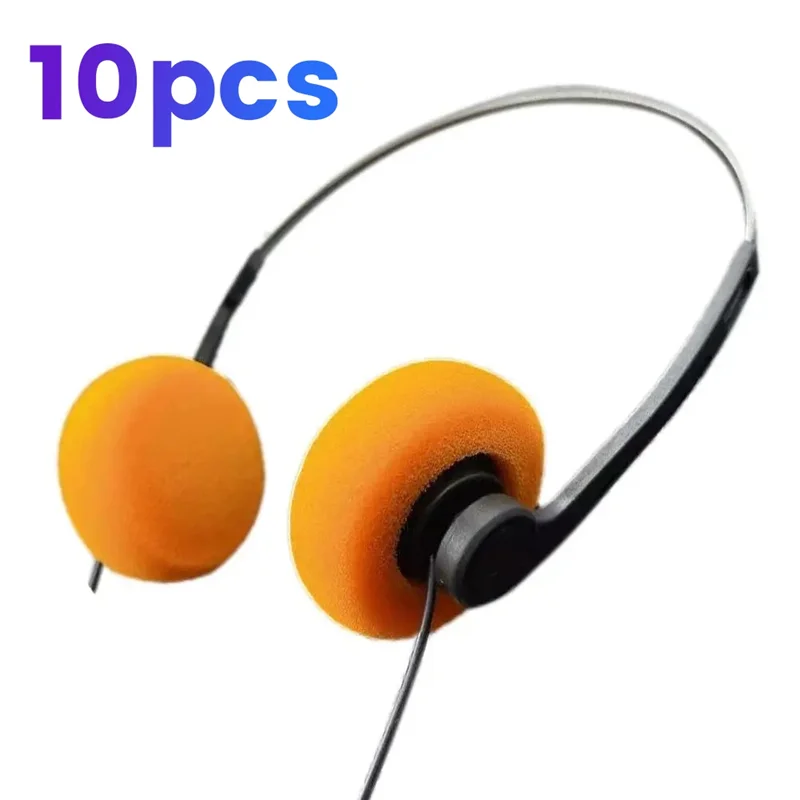Excellent-10Pcs Headphones 3.5Mm Single Plug Double Plug Multi-Function Convenient Practical Aviation Headset