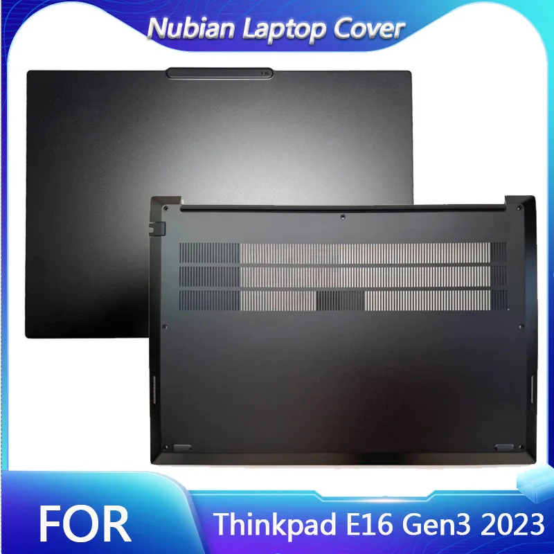 

New For Thinkpad E16 Gen3 2023 Laptop LCD Screen Back Top Cover Lower Bottom Case 5CB1M21751 Black Metal