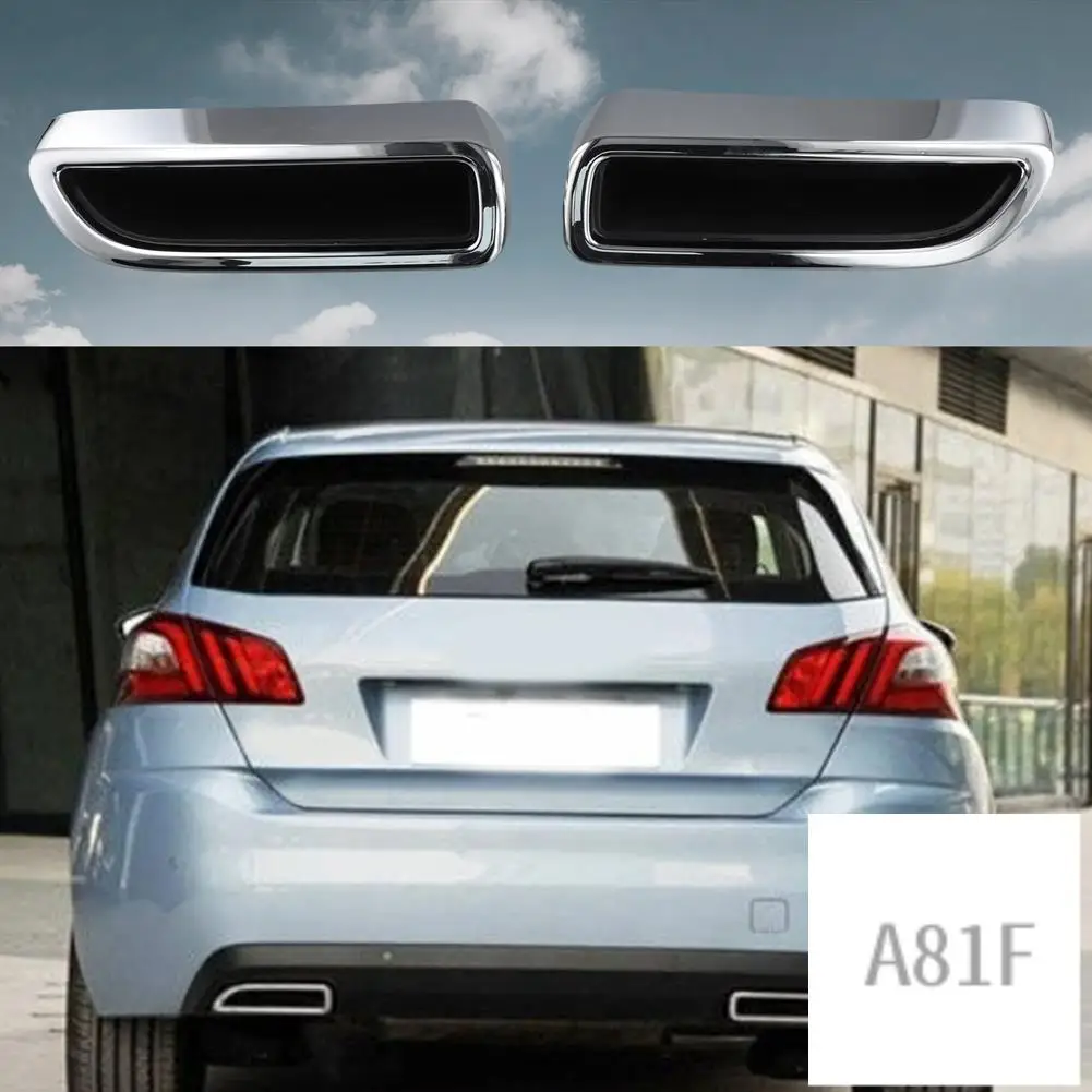 

Car Exhaust Tail Pipe Rear Bumper Bracket For 308S 2015-2020 Tail Throat Trim Frame