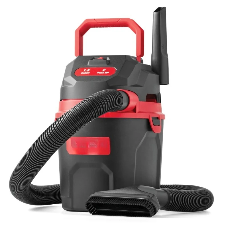 

Tough 1.5 Gallon 2 Peak HP Poly Wet/Dry Vacuum, VH105 3502, New