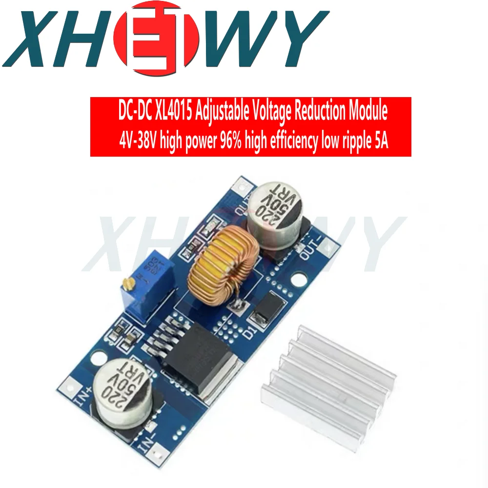 XL4005 XL4015 DSN5000 Beyond LM2596 DC-DC adjustable step-down power Supply module 5A High current High power