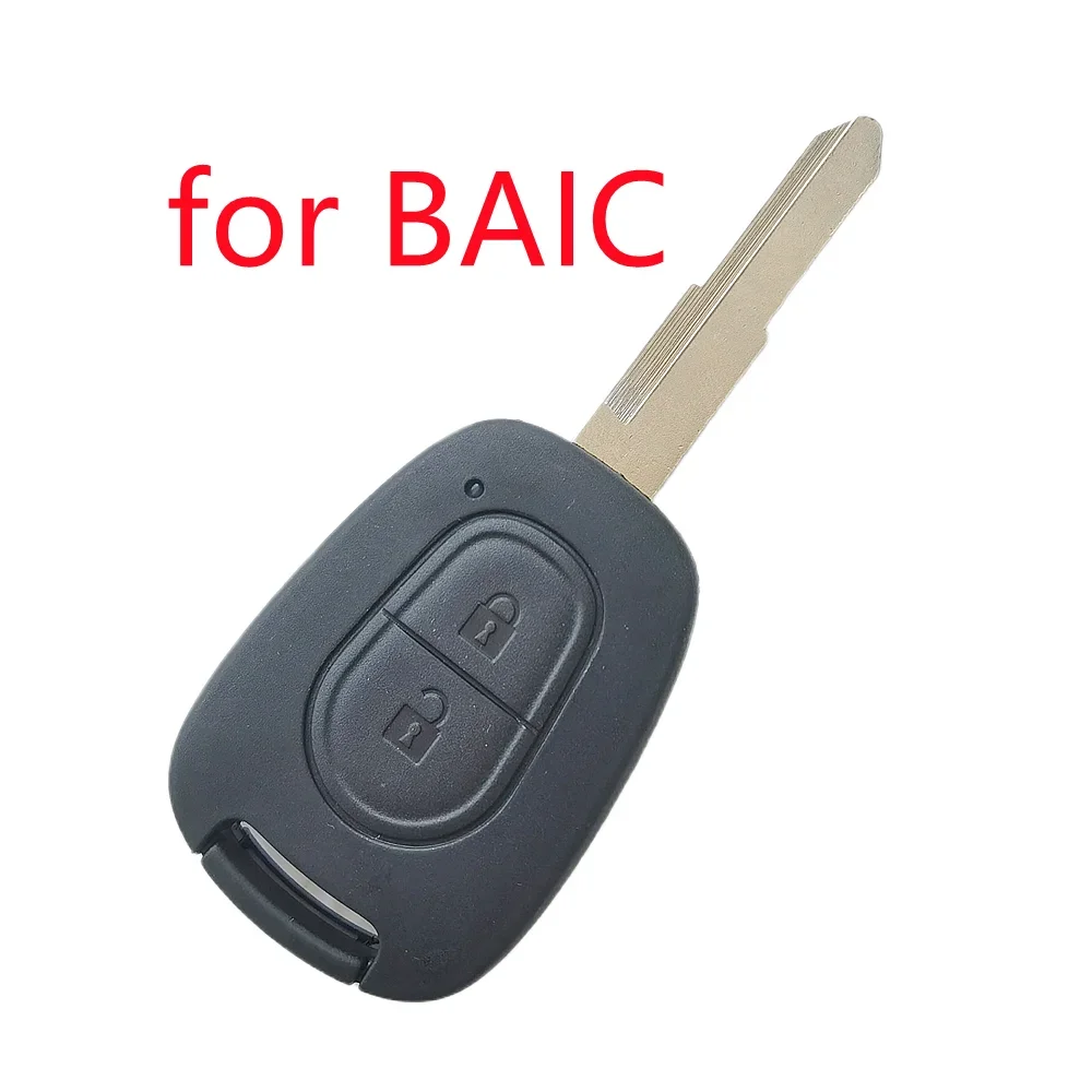 2 Buttons Remote Key Shell Case for BAIC Remote Key Case E130 E150 for Saab Senova D20  Remote Key Case Replacement