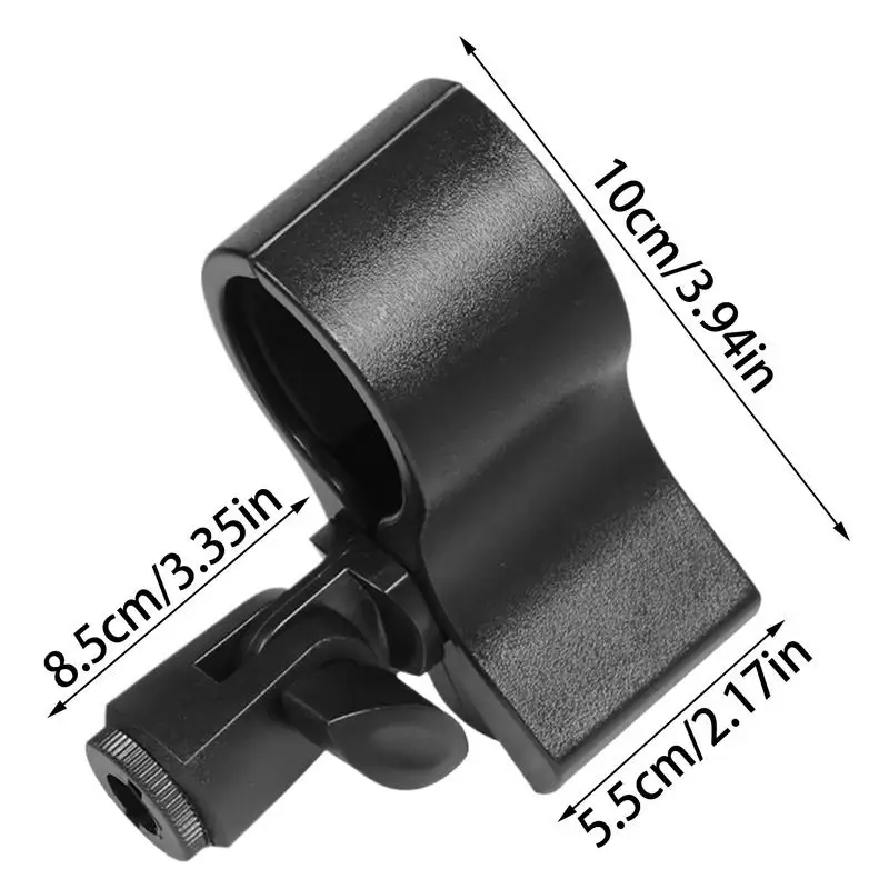 マイククリップ マイクホルダー スタンド用 3パック 調節可能なクランプマウント 教会スタジオ 録音コンテンツ ビデオ スポーツ ラジオ PC用