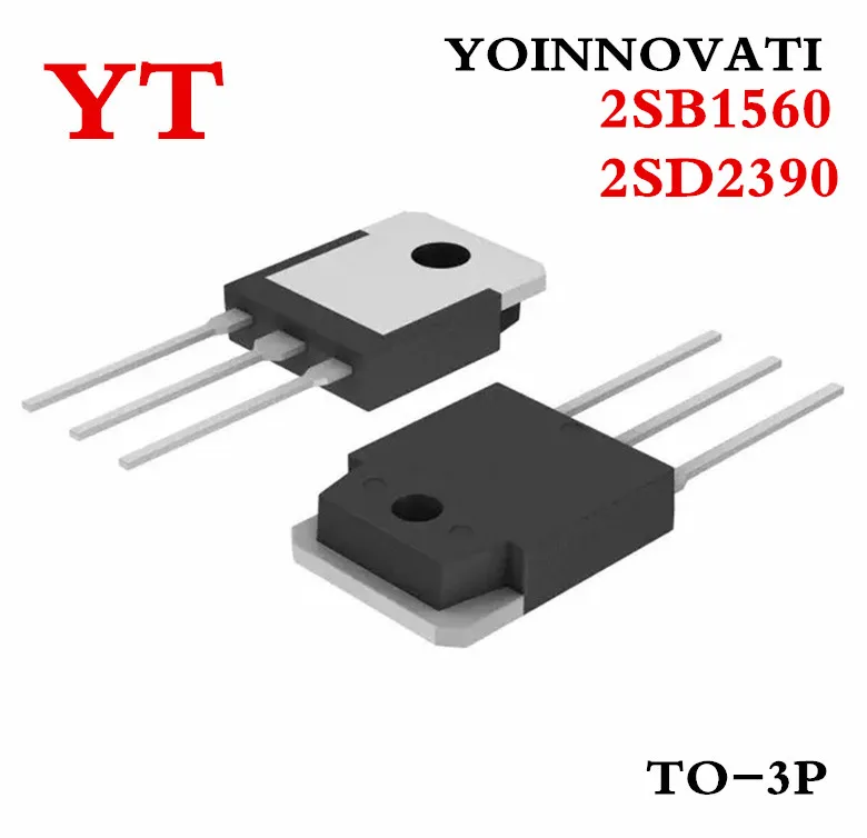 2SB1560  2SD2390 B1560  D2390  1 LOT=10 PCS =5pair =5 PCS 2SB1560 + 5 PCS 2SD2390 TRANS NPN DARL 150V 10A