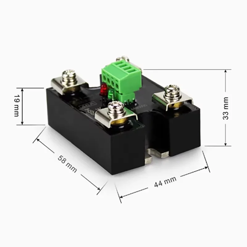 SSR DK40DA Dual Circuit Single Control DC Control AC Single Phase Solid State Relay