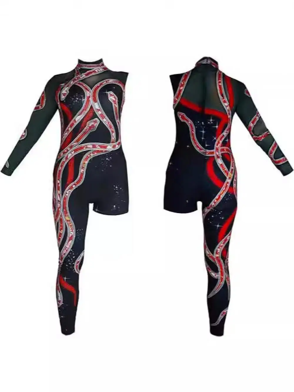 Taylor cosplay The Era tour costume printed jumpsuit Taylor stage performance costume women Halloween carnival party costume