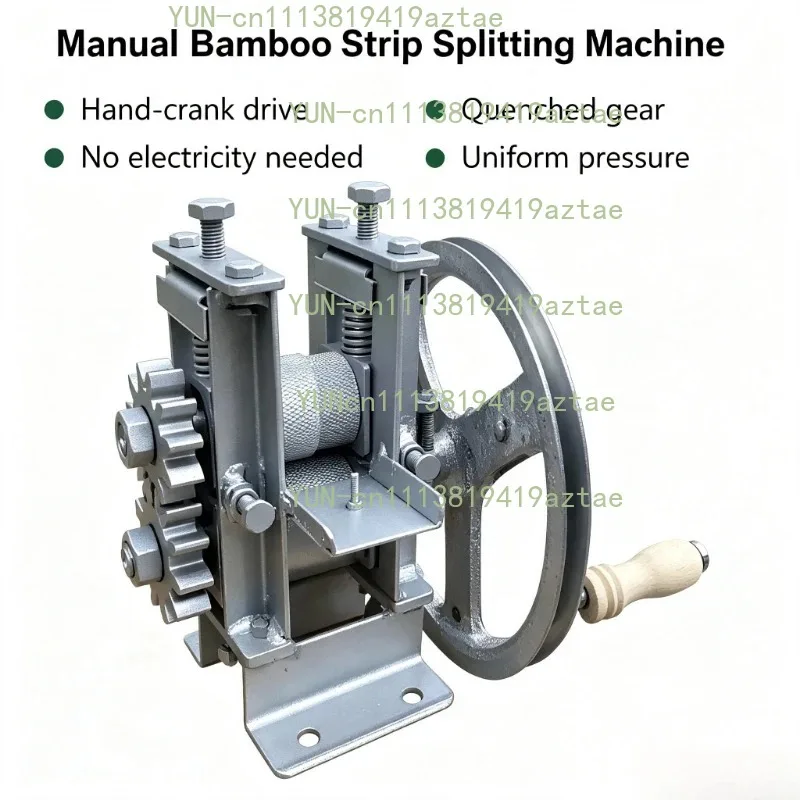 Desktop Hand‑Operated Bamboo Splitter Machine Bamboo Strip Separating Tool For Handicraft Processing Workshop