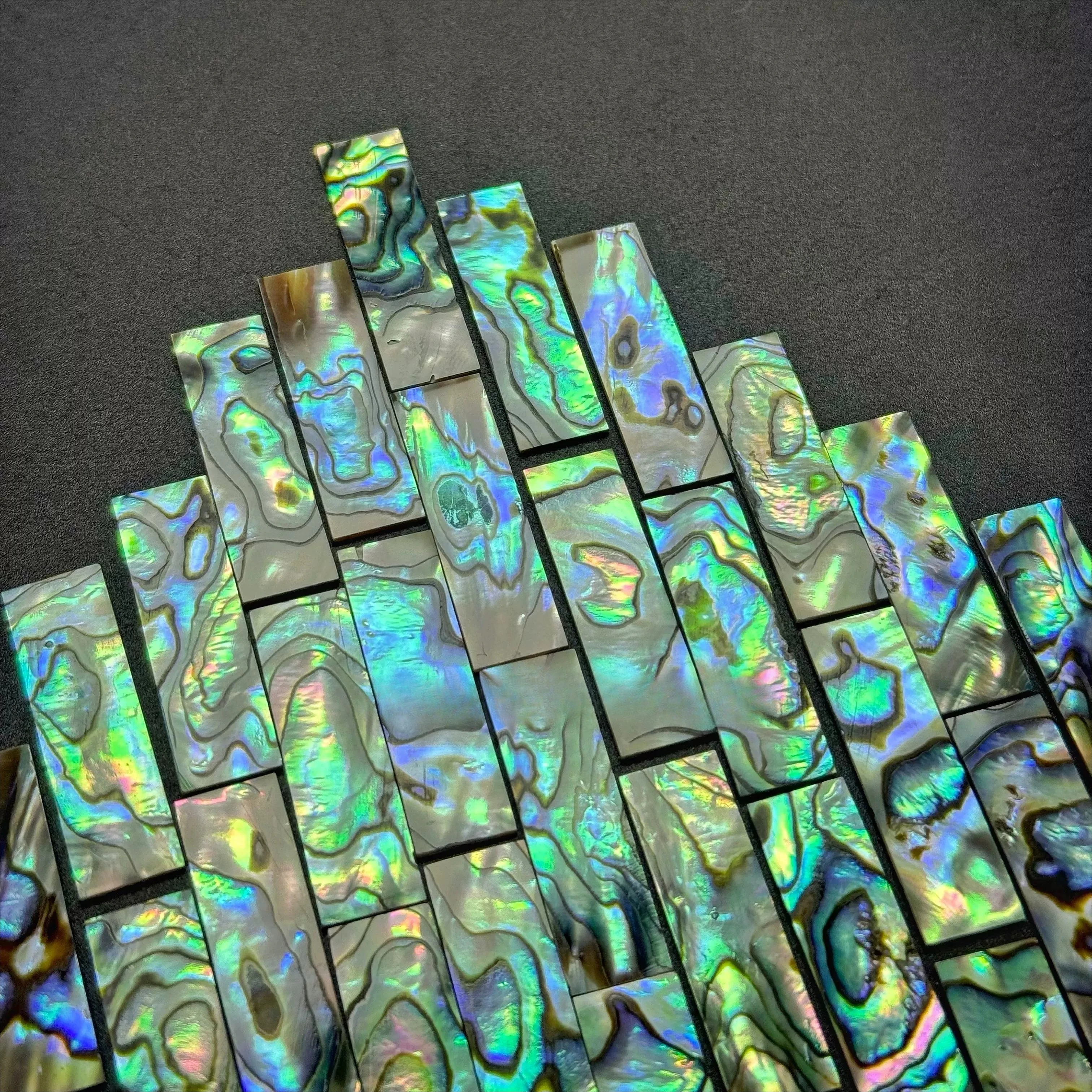 30x9x1mm Natural Abalone Shell - огляд і ціна Abalone Shell Jewelry Inlay Sheets