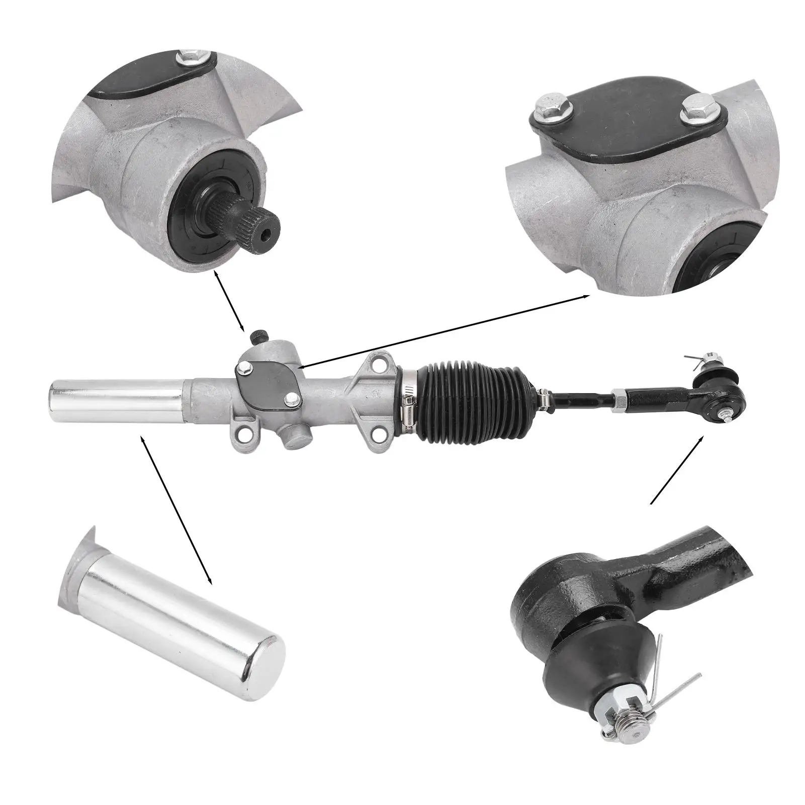 مجموعة صندوق تروس التوجيه 70964G01 رف + ترس لاستبدال عربة الغاز الكهربائية ezgo TXT لسيارة النادي