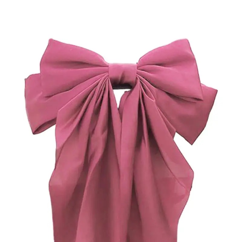 

Fun Big Bowknot Ski Helmets Ears Decorative Accessories Plush Fabric for Vintage Motorcycle Helmet