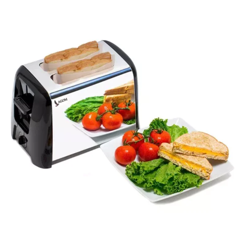 Toaster 750W  Toster BH-002 Mini Oven 2 pieces ultra wide 6 baking temperature uniform fast stainless steel  to  BPA  bread for