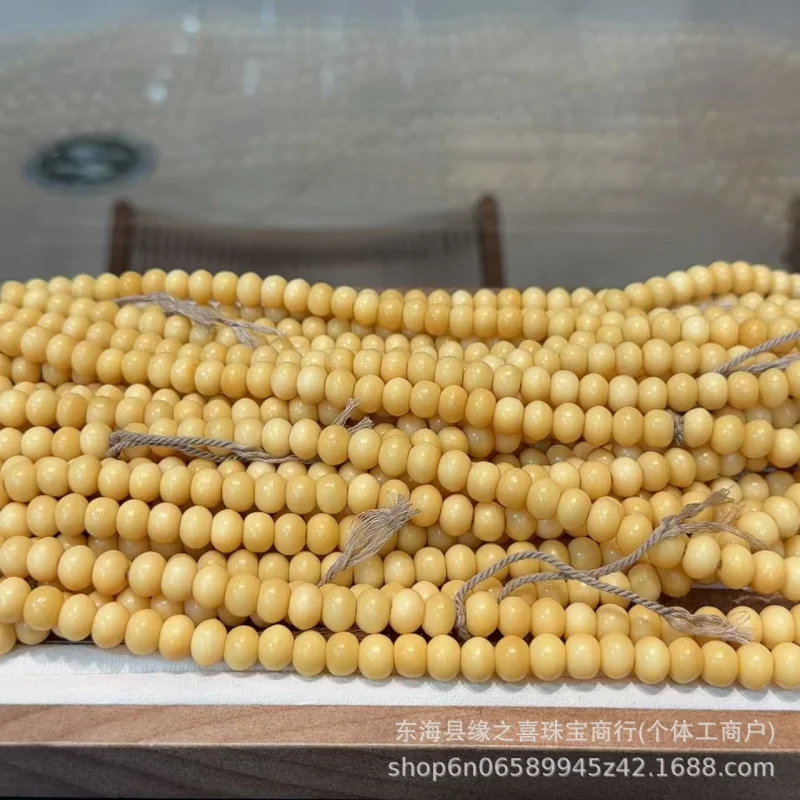 10Mm Bone Disc Small Round Beads Bracelet Handmade Jewelry Accessories Available