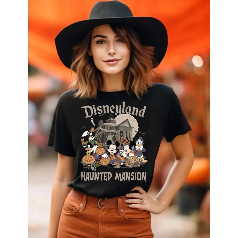 

Mickey and Friends Haunted Mansion T-Shirt, Disneyland Halloween Shirt, WDW Halloween Haunted Mansion Tee Halloween T-Shirt