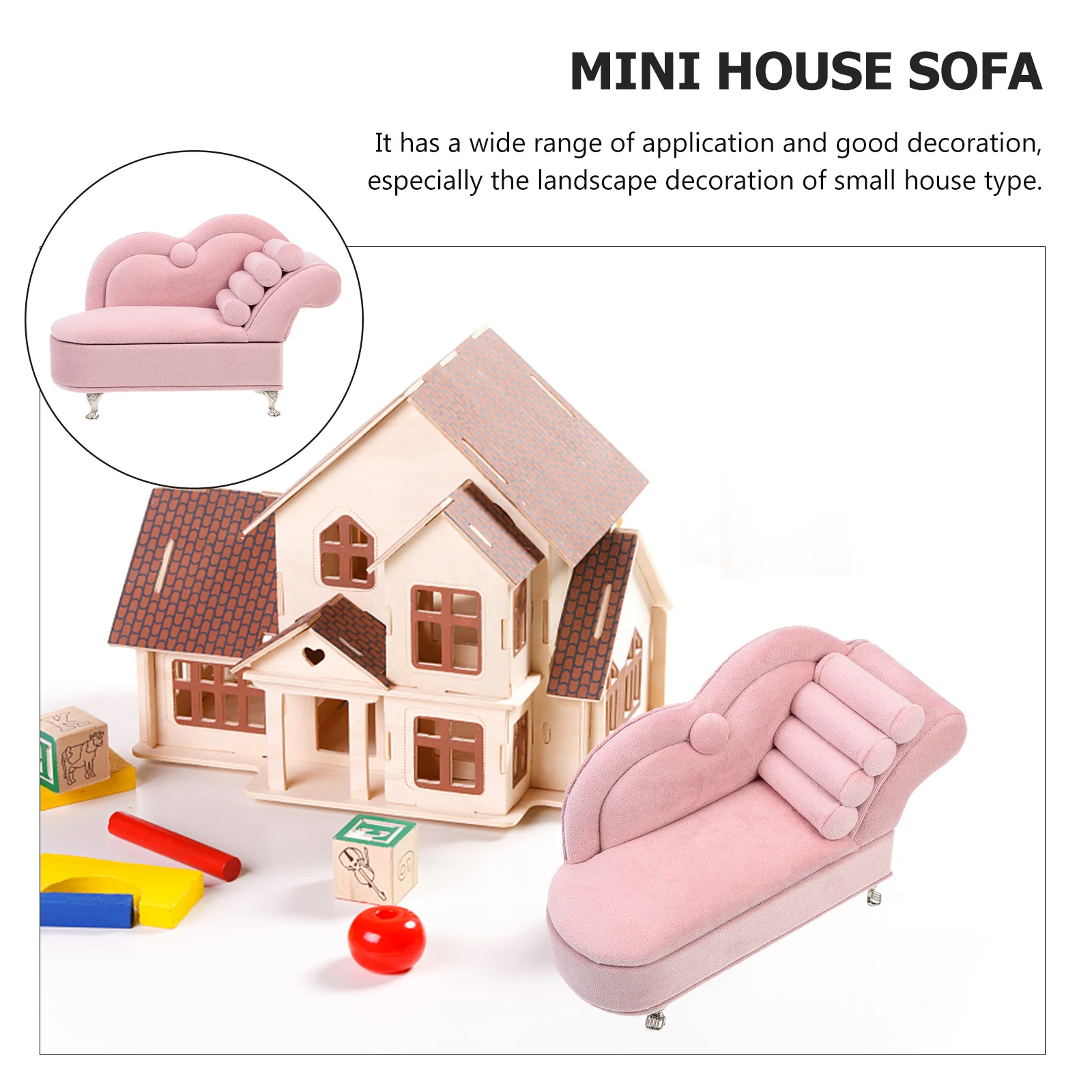 Miniaturowa Sofa Pudełko na Biżuterię Przechowywanie Rzemiosło Dekoracja Dom Ozdoba Meble Mini Dom Dekoracja Romantyczna Ciepła Scena Mini