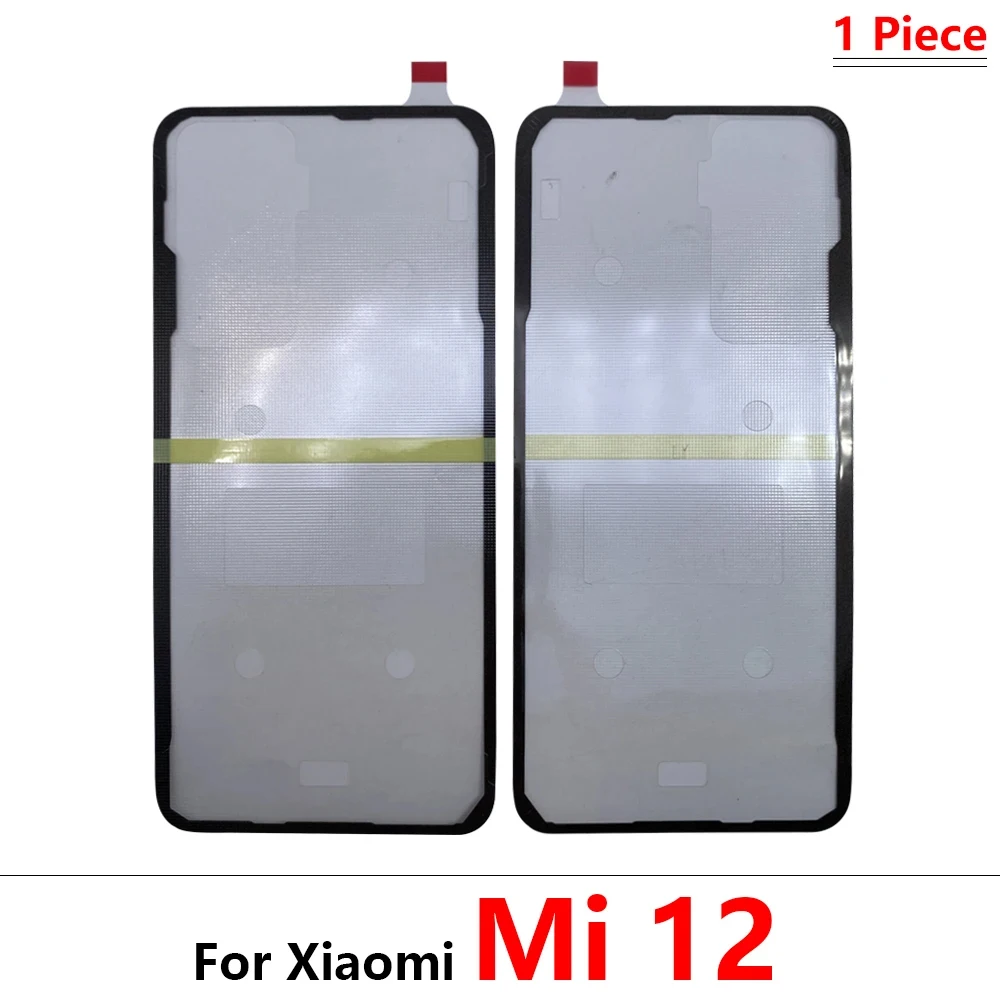 Adesivo adesivo para tampa de bateria, tampa traseira, fita adesiva, Xiaomi Mi 8, 9, 9T, 10, 10T, 11, 11T, 12 Pro Lite, nota 10 Lite, novo