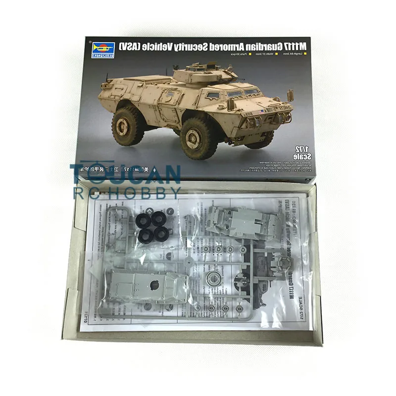 

Trumpeter 07131, 1/72, M1117, защитный пластиковый автомобиль для безопасности, модель, строительный комплект