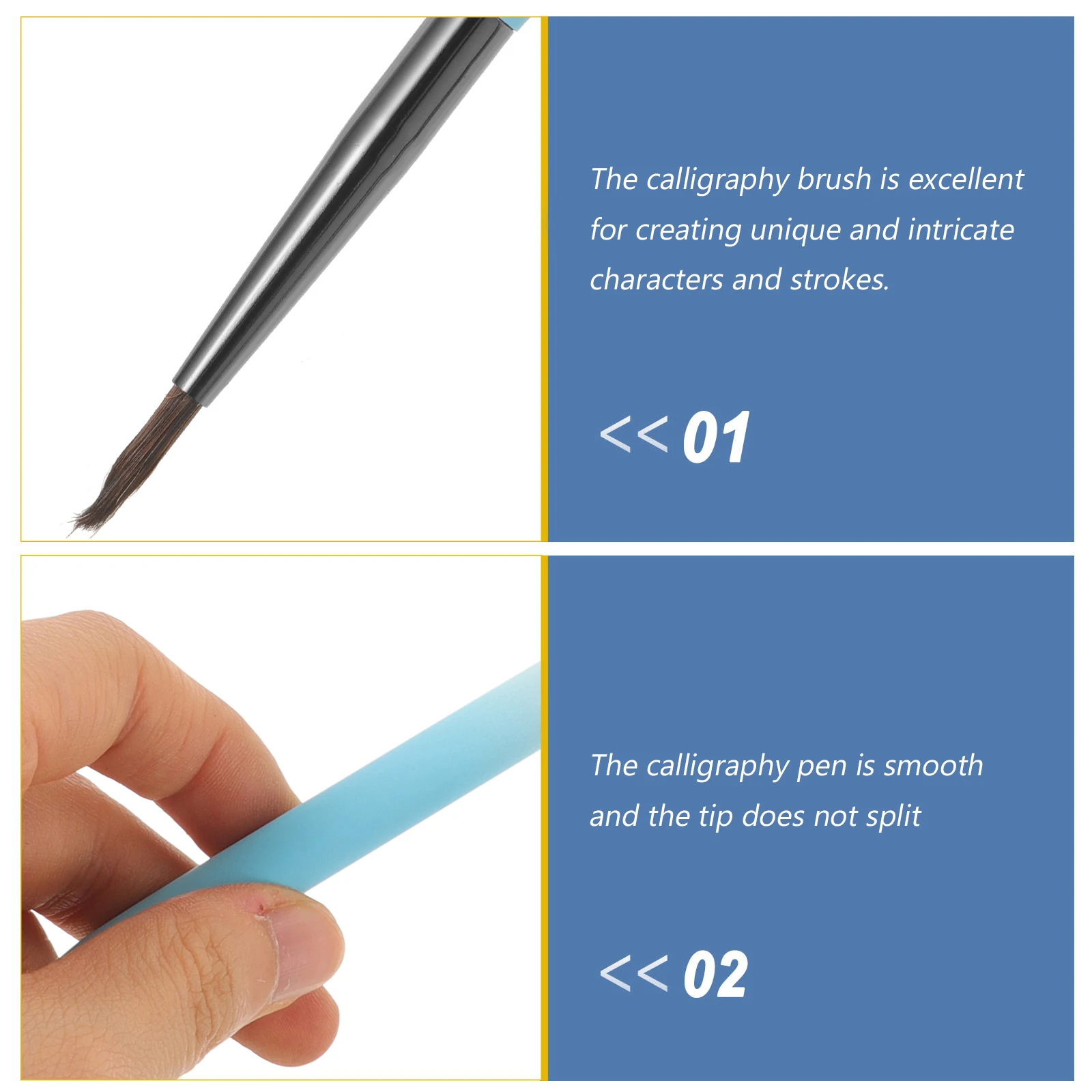 

Chinese Calligraphy Brush Pen Traditional Ink Brush Durable Smooth Writing Painting Calligraphy Pen for Beginners Watercolor