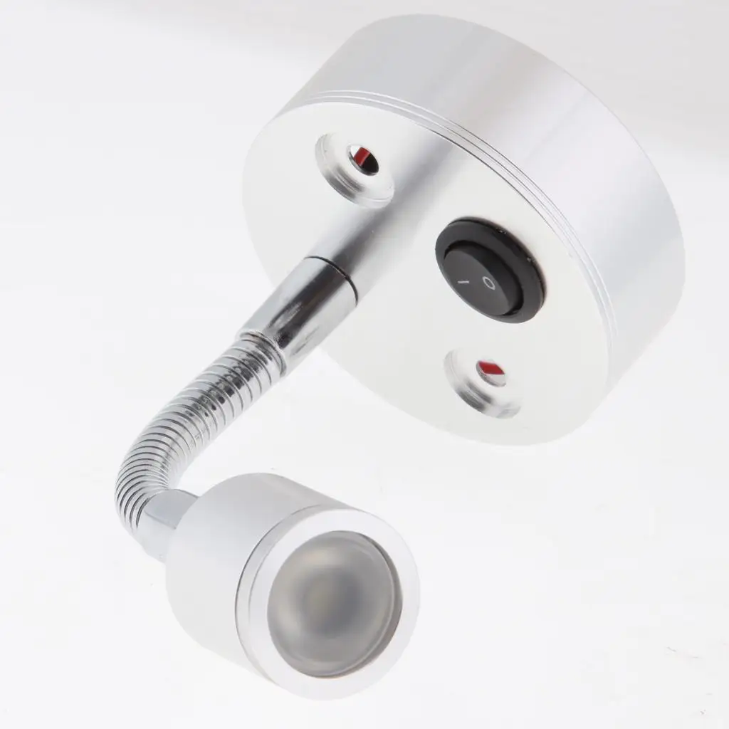 12 В светодиодный светильник для чтения, мягкая трубка, регулируемый дизайн, настенное крепление, лампа для морской лодки, автофургона, внутреннее освещение, использование комнаты