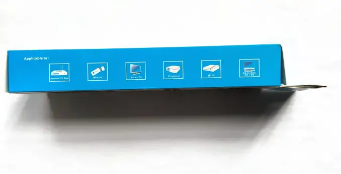 Najnowsza bezprzewodowa klawiatura USB MX3 Air Mouse, inteligentny pilot zamienny 2.4G RF z mikrofonem do Android TV Box — zdjęcie produktu 5