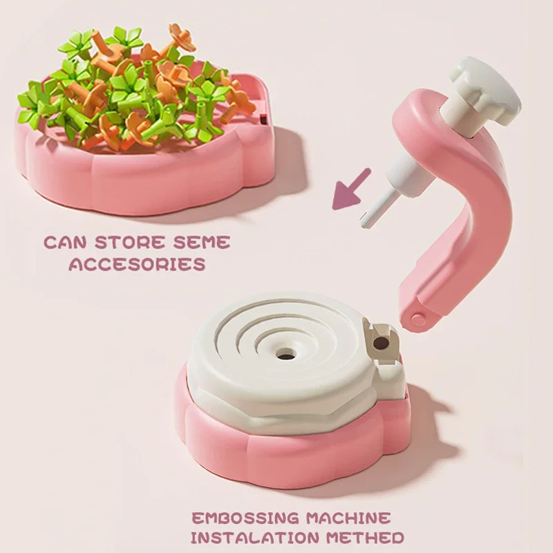 مجموعات يدوية الصنع باقات زهور من القماش ألعاب للأطفال زهور مصنوعة يدويًا سوق الفتيات هدية عيد الميلاد وأعياد الميلاد #3