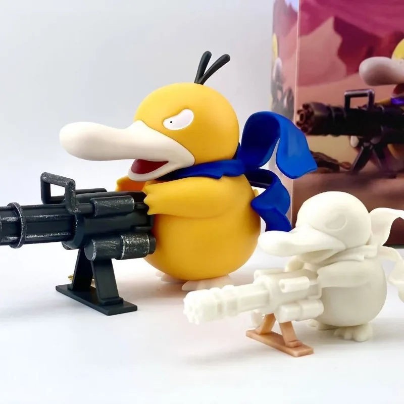 pokemon-large-psyduck-gatling-gun-action-figure-cute-collection-creative-doll-model-anime-peripheral-birthday-gift-ornaments