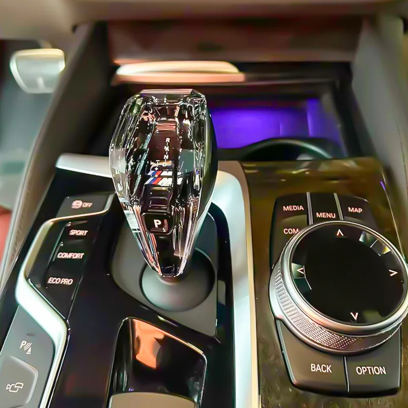 Ручка переключения передач Crystal для 3 серии 5 серий X5 G38 G30 F10 F30 F15 F02, модифицирующий рычаг переключения передач для автомобилей