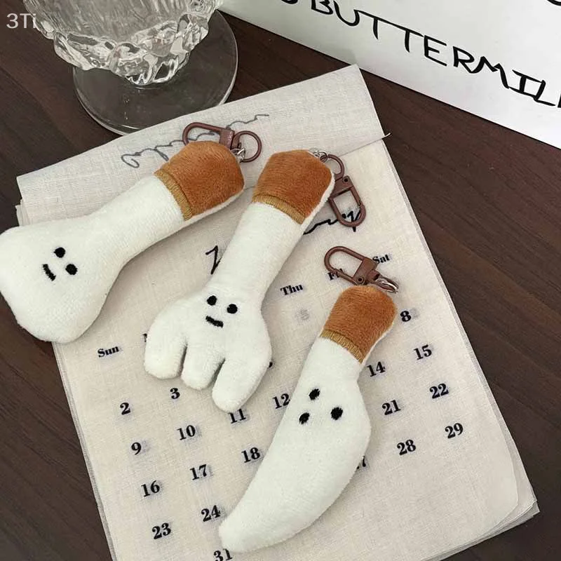 Милый плюшевый брелок с имитацией вилки, посуда, мягкая кукла, брелок для ключей, креативный плюшевый брелок для ключей, сумка, подвеска, аксессуары для ключей