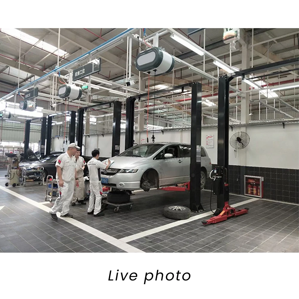 

CE certified 4T low ceiling car lift 2-pillar hydraulic design