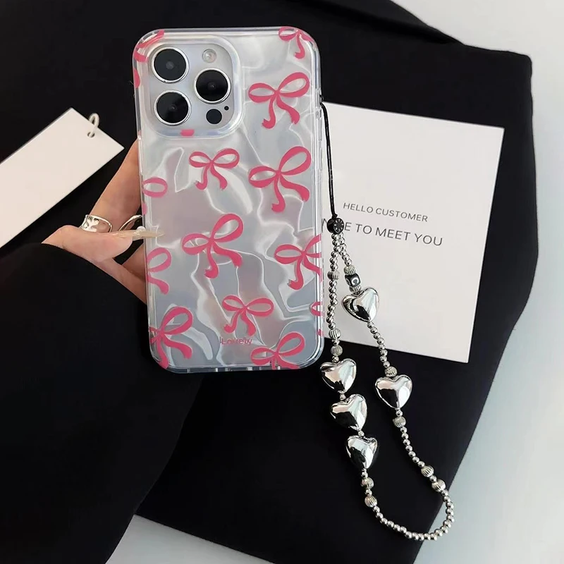 Bow Cherry Case For Honor X8C X7C X9C 200 90 Smart X7B X6 X8B X9B X8A X7A X8 X9A X6B X5B X5 X6A Plus Magic 7 6 5 4 70 Lite Cover