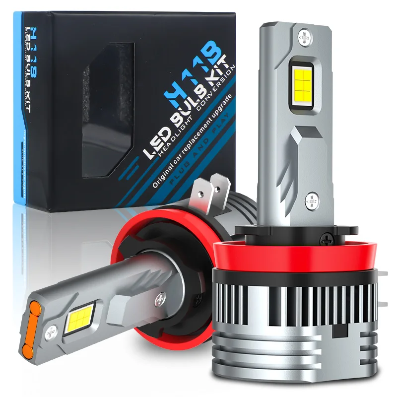 

100W H11B LED Headlight Bulbs For Kia Rondo 2007 2008 2009 2010 2011 2012 H8B H9B Low Beam Headlamp Wireless With Fan 6000K 12V