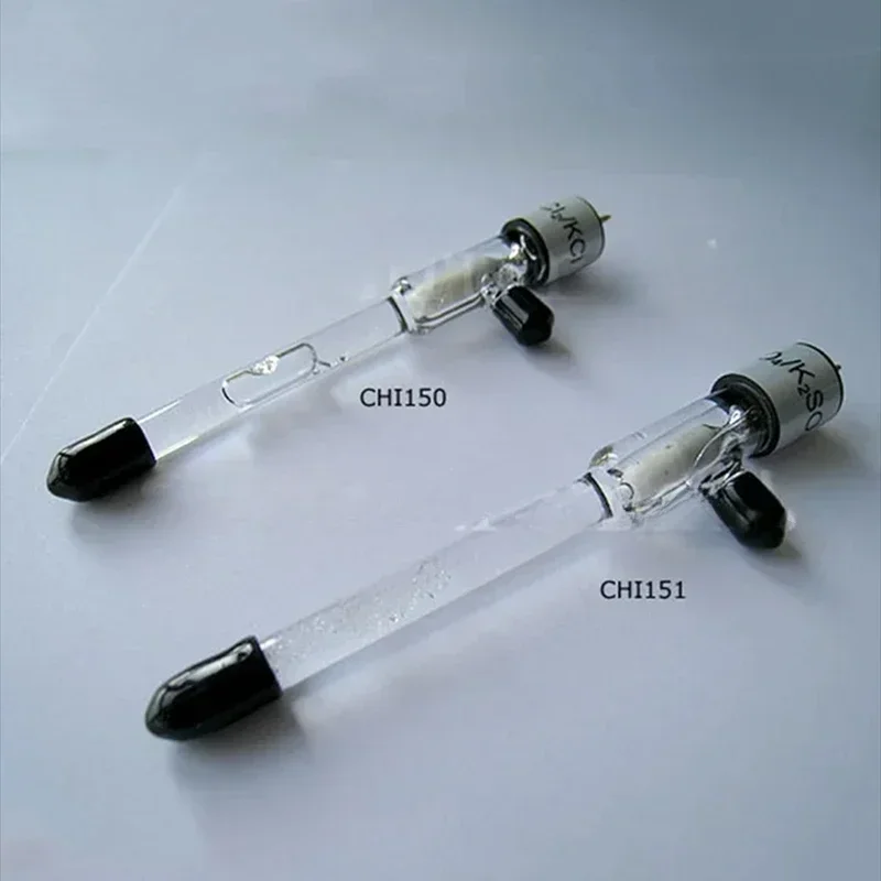 

CHI150 saturated calomel electrode, CHI151 mercury/mercuric sulfate electrode