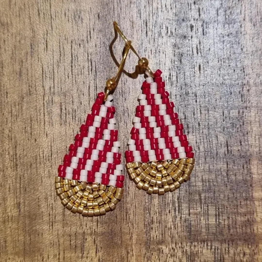 

Handmade Beaded Earrings Original Tassel Female Embellishment Water Drop Bohemia Fashion Hand-woven Beaded Earrings for Women