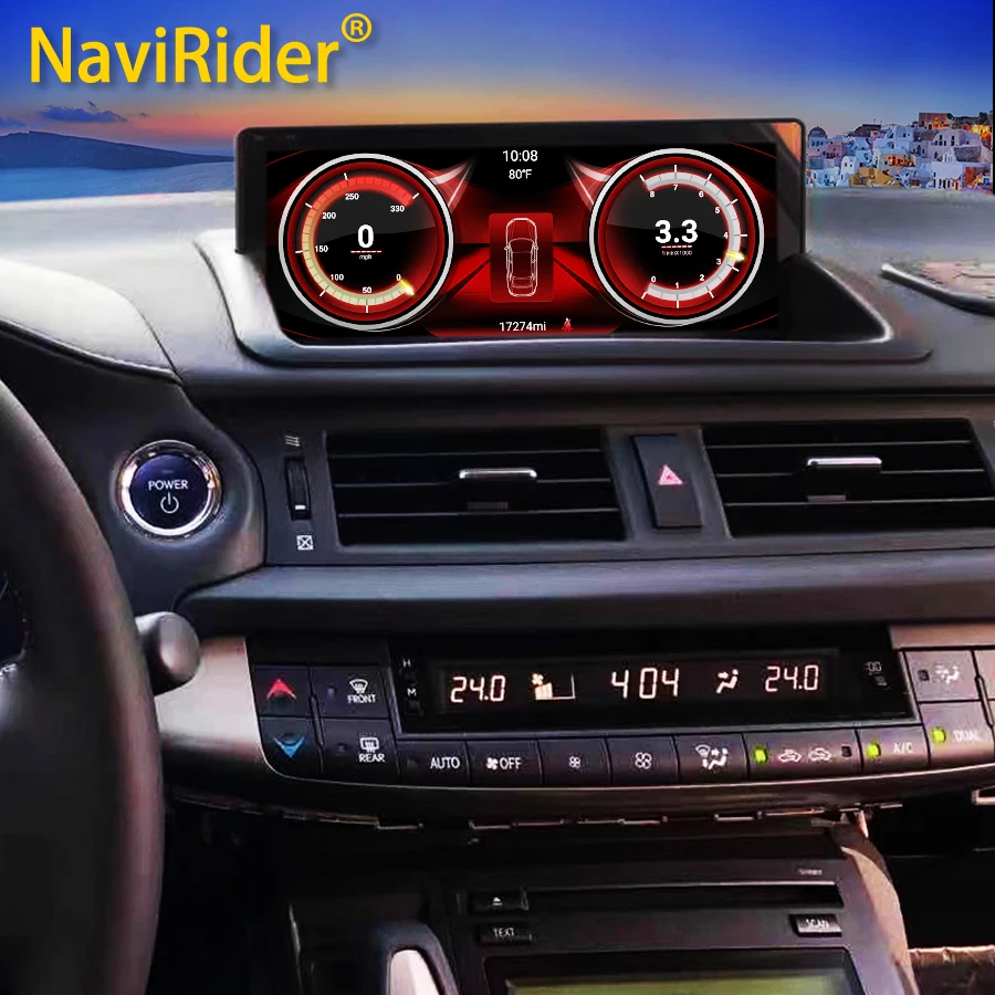 

Android 14 Car Radio Multimedia Video Player For Lexus CT200h CT200 CT 200h 2012 2017 Touch Screen 10.25" GPS Navigation CarPlay