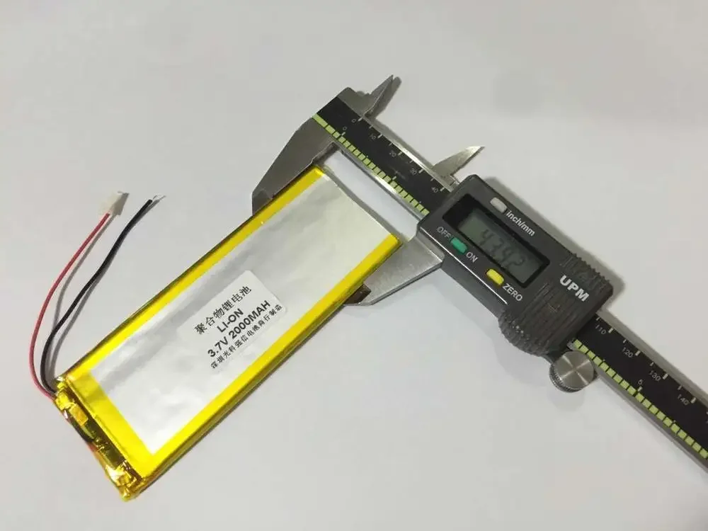 Новая подлинная полимерная литиевая батарея 3,7 В, высота 2000 мАч, анти-новая горячая аккумуляторная батарея для мобильного телефона, прочная электричество