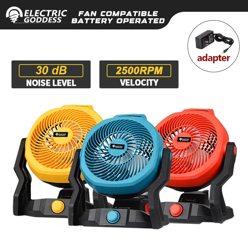 

Portable Fan for Makita 18v Lithium Battery Pin 3 Energy Efficient Speed Settings for Bedroom,Outdoor,Camping and Job Site