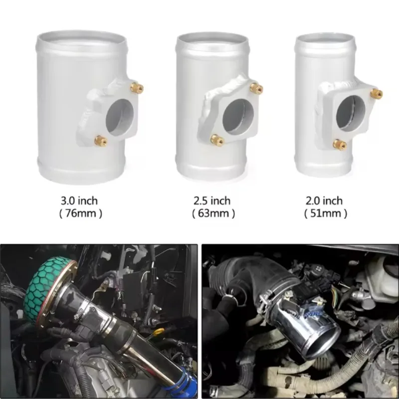 63/70/76mm Car Air Flow Meter Base Applicable for Toyota Air Flow Sensor Adapter Intake Meters Mount for Mazda Accessories