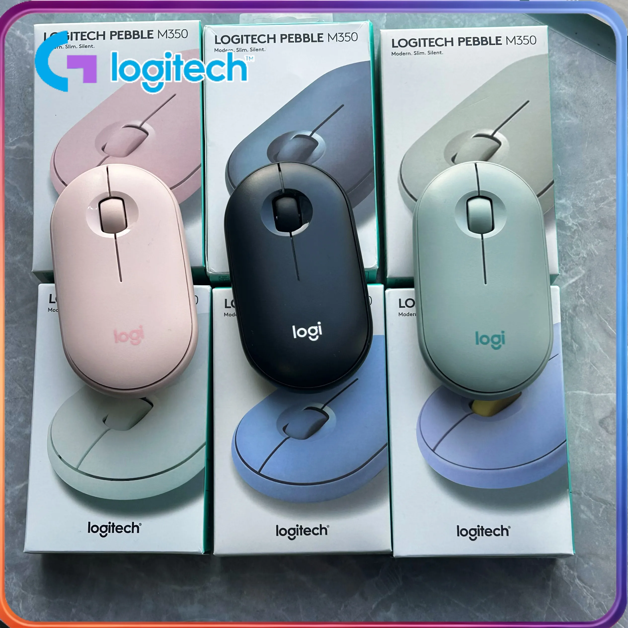 

[Promotional Offer] Logitech M350 Wireless Mouse, Bluetooth, Slim and Portable, suitable for laptops.