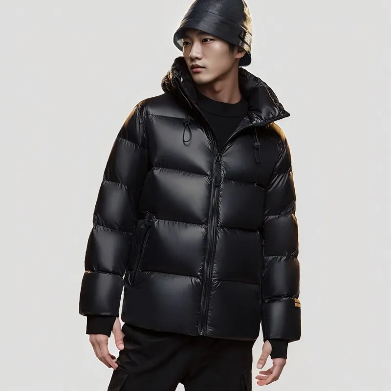 Tops de Otoño Invierno para mujer, chaqueta de plumón de ganso, capucha extraíble, gruesa, personalizada, Simple, cómoda, suave y versátil