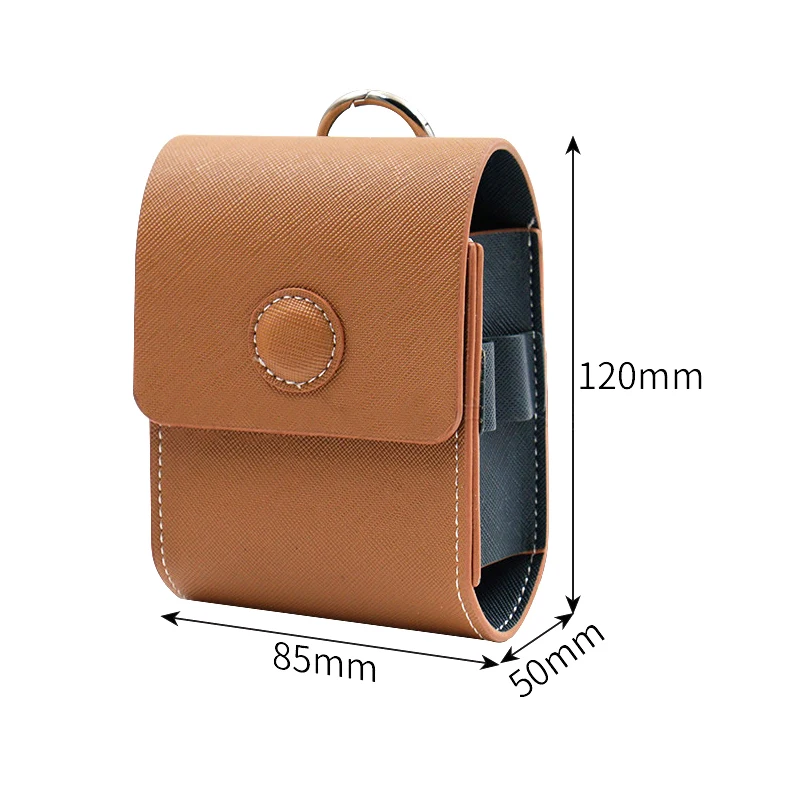 1Pc Leather Golf Rangefinder Bag Golf Telescope Measuring Instrument Protective Cover Rangefinder Leather Case