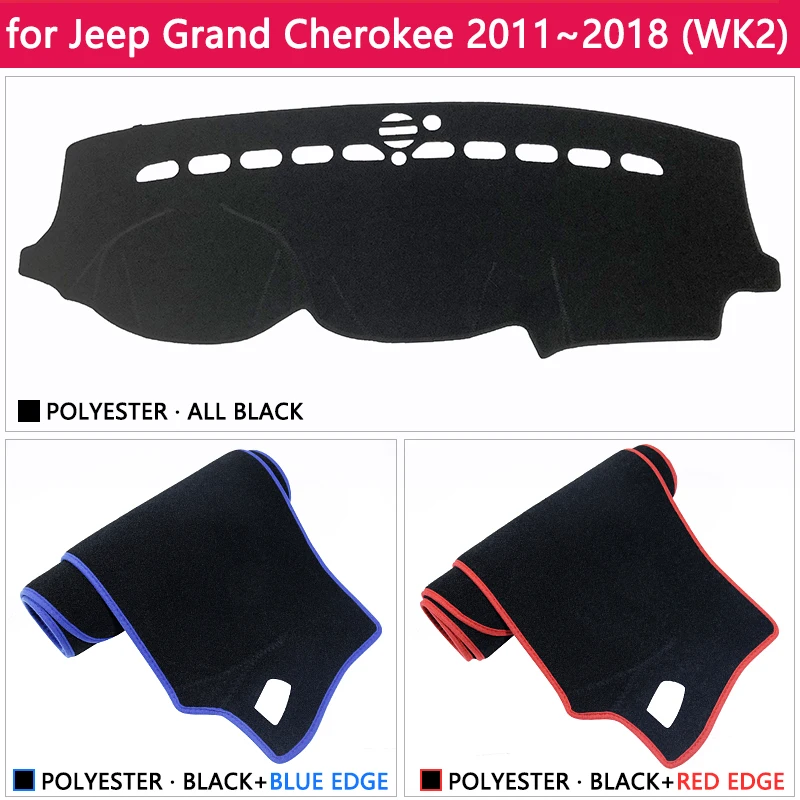 for Jeep Grand Cherokee WK2 2011 2012 2013 2014 2015 2016 2017 2018 2019 Anti-Slip Mat Dashboard Cover Dashmat Accessories Cape