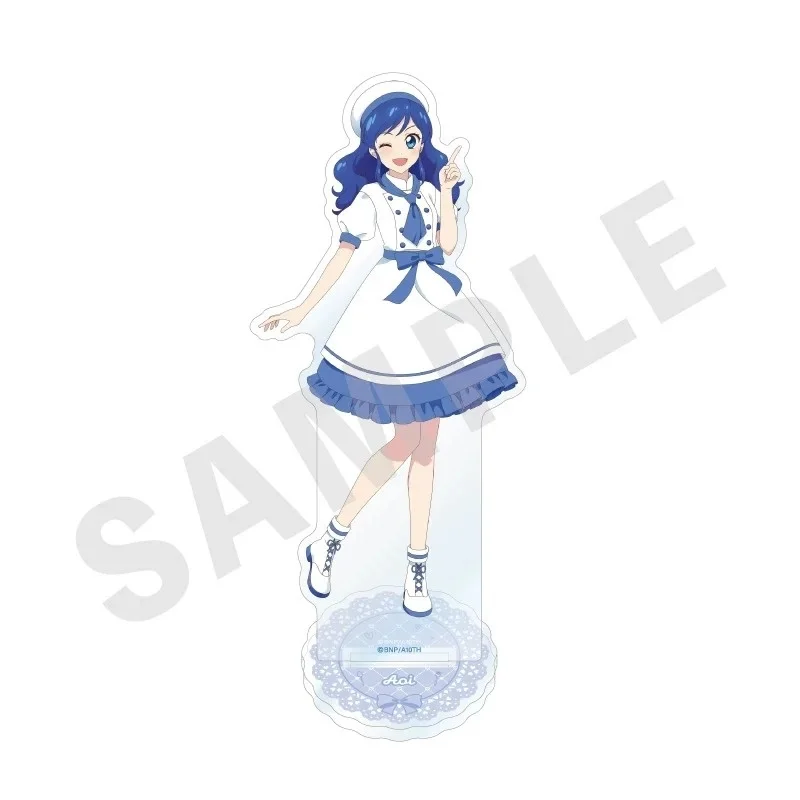 Anime Aikatsu! 10th Story: Starway to the Future Pastry Chef Ver Ichigo Hoshimiya Acrylic Stand Model Plate Keychains Desk Decor