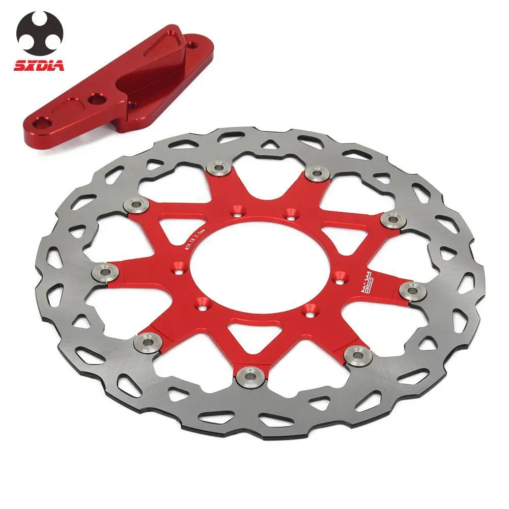 For HONDA CRE CR CRF R X 125 250 450 CRF250 CRE250 CRF450 2004-2014 Motorcycle 320MM Floating Brake Discs Rotor With Bracket