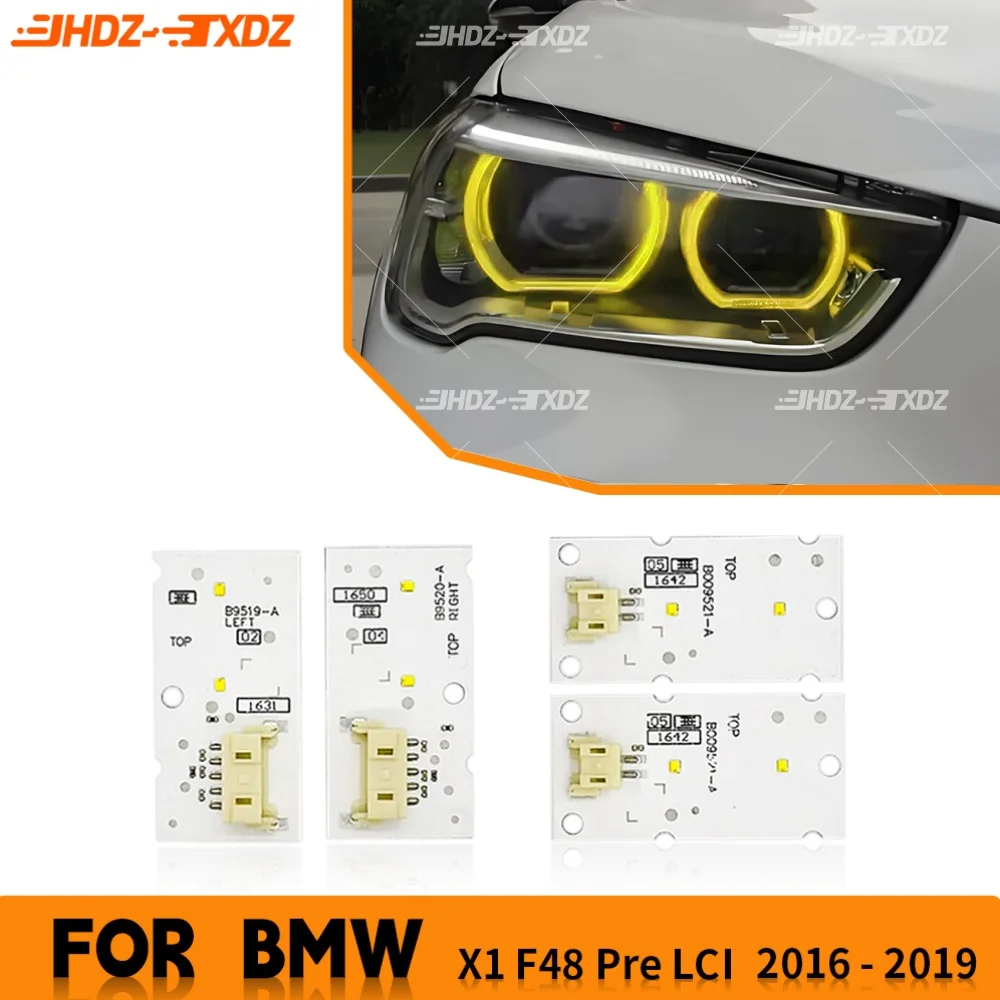 

63117428791 Angel Eyes DRL LED Board For BMW X1 F48 F49 X2 F39 2016-2019 Non-RGB Car LED Headlight Daytime Running Light Module