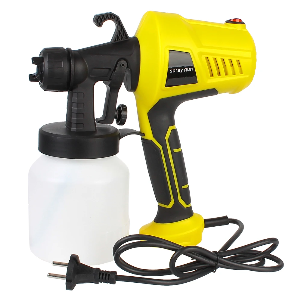 500W EU Plug Easy Spraying Household Paint Sprayer Flow Control Airbrush Power Tools Electric Spray Gun