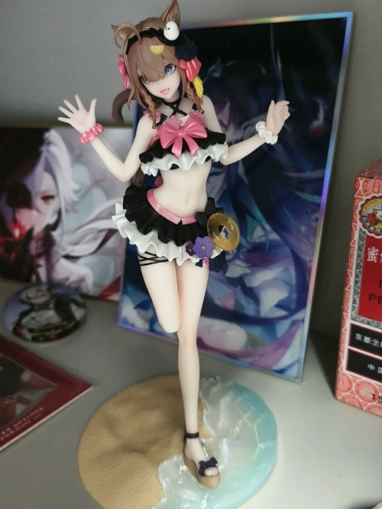 Original Mihoyo Honkai Impact 3rd Pardo Felis Summer Collector Static Action Figure Desktop Collectible Ornament Toy  Fan Gift - view 2