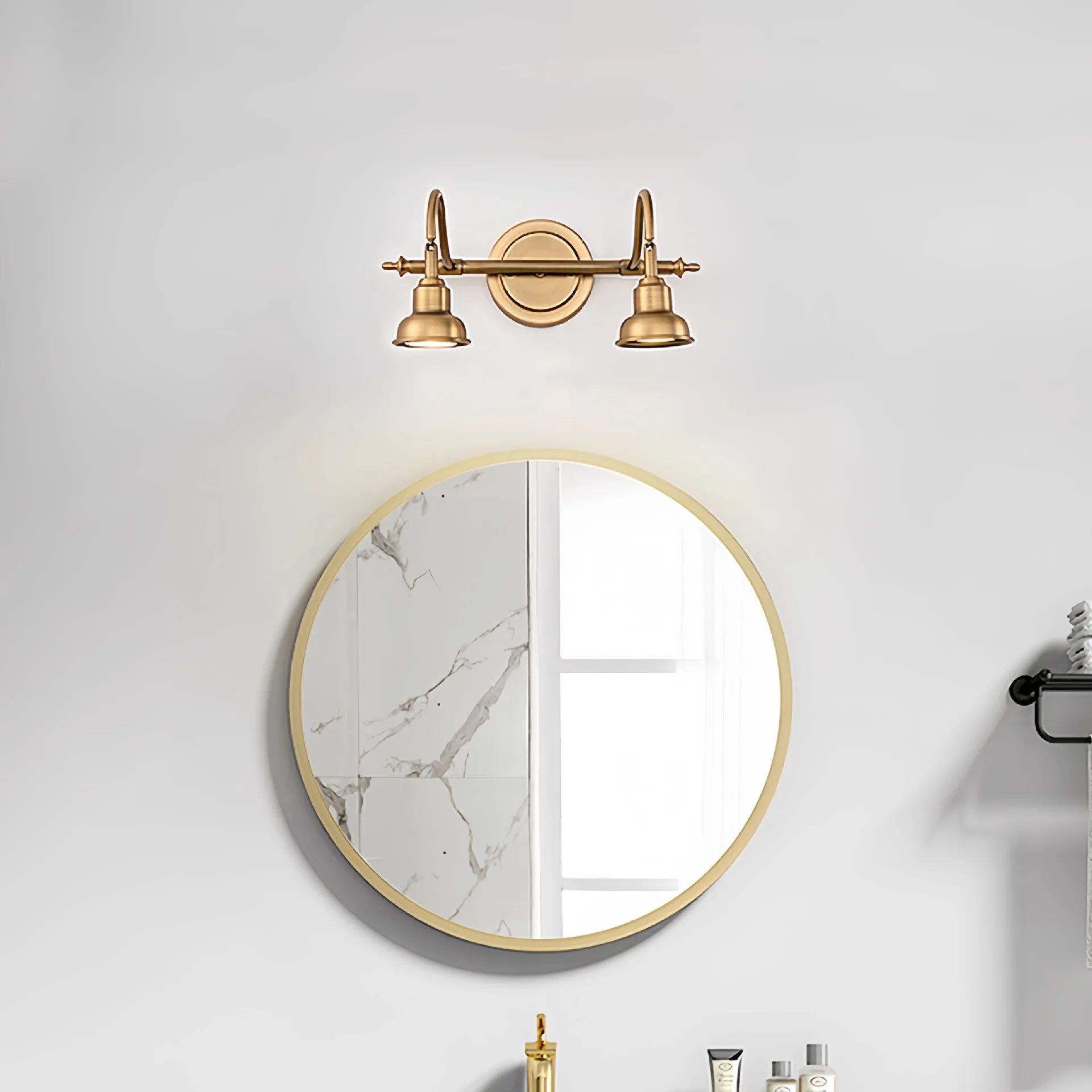 LED Mirror Headlight Waterproof Mirror Cabinet Bathroom Light Dressing Table Bathroom Wall Lamp Aisle Entrance Picture Lamp