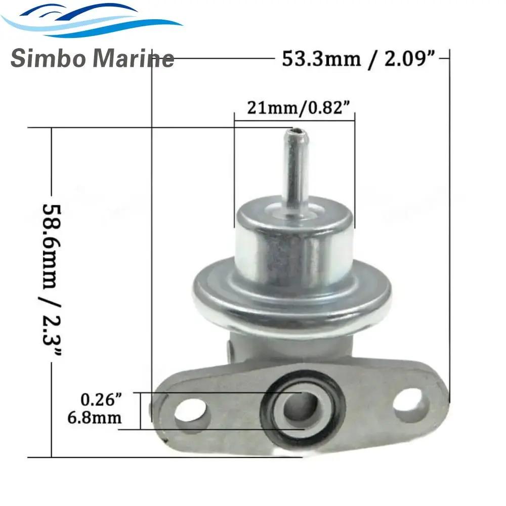 861126A1 New Fuel Pressure Regulator Kit For Mercury MerCruiser 4.3L 5.0L 5.7L 6.2L 350 MAg MPI V8 9-33206 861126A1 image 2