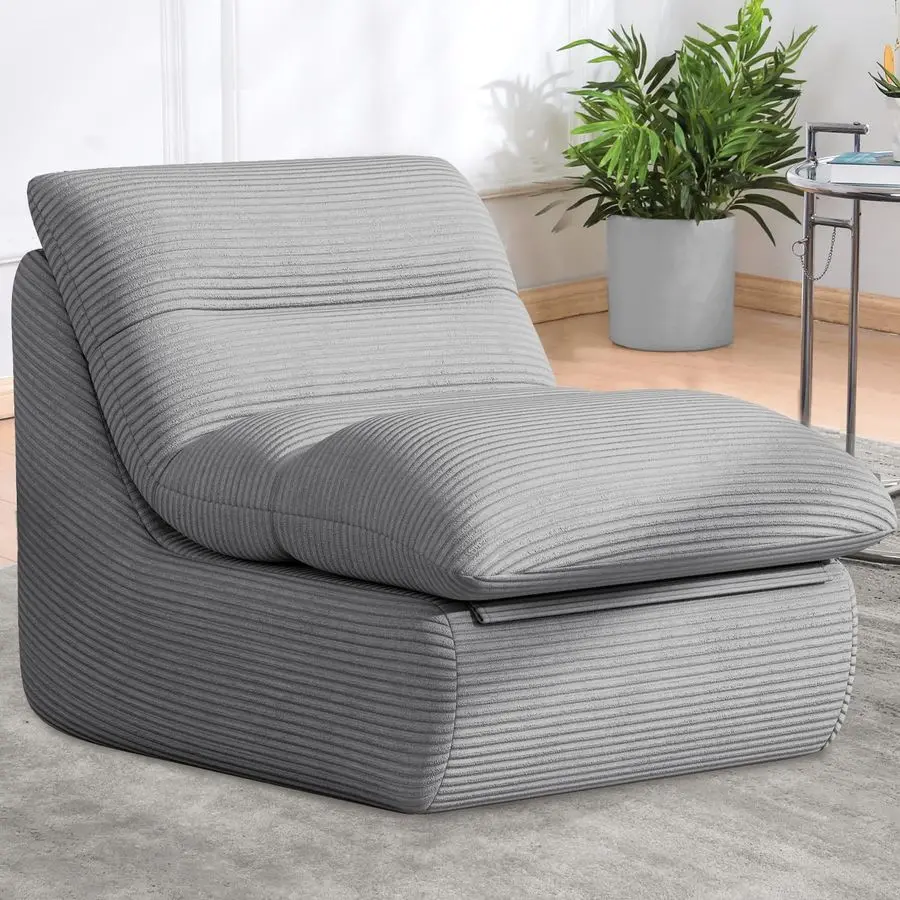 

Bean Bag Chair, DoubleLayered Bean Bags Chair for Adults, Comfortable Memory Foam Beans Bags Sofa, Corduroy Beans Bag Couches