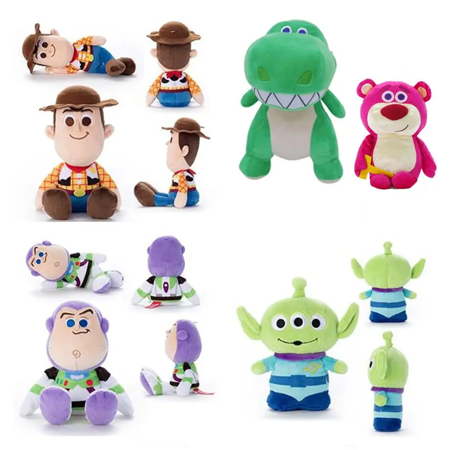 

Toy Story Plush Doll Buzz Lightyear Denim Woody Strawberry Bear Stuffed Plush Doll Pendant