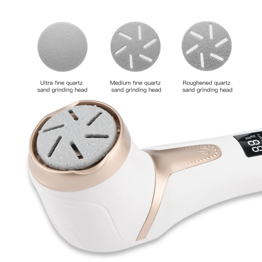 USB Rechargeable Foot Scrubber Hard Dead Skin Foot File Shaver Professional Vacuum Electric Callus Remover for Feet